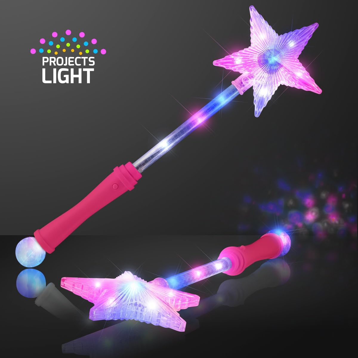 Pink Super Star Princess LED Light Up Magic Wand for Kids – Fun for Kids & Family - image 2