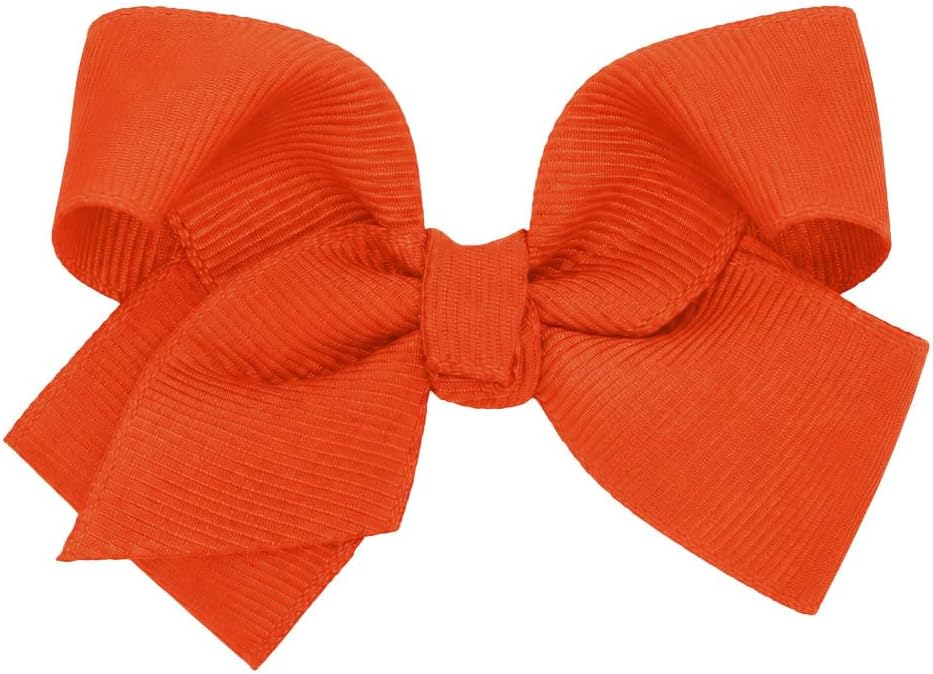 Motique Accessories 4 inch dusty rose grosgrain hair bow for girls on a metal alligator clip - view 4
