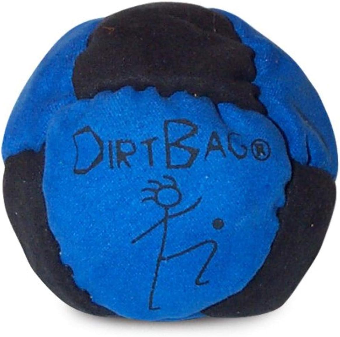 World Footbag Dirtbag – Fun for Kids & Family - Blue/Black / 2.5"