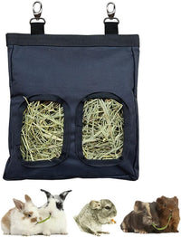 RIOUSSI Guinea Pig Hay Feeder - PureBlack / M - 13"x9"x2"