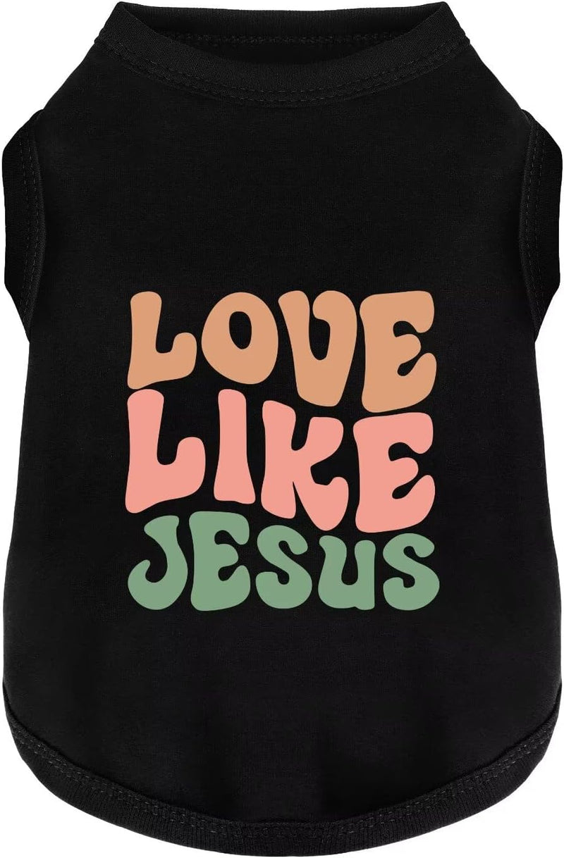 Discover Cozy Cotton Canine Wear: Soft, Lightweight - Black / L-(10~13lb) | Back(~15.7")