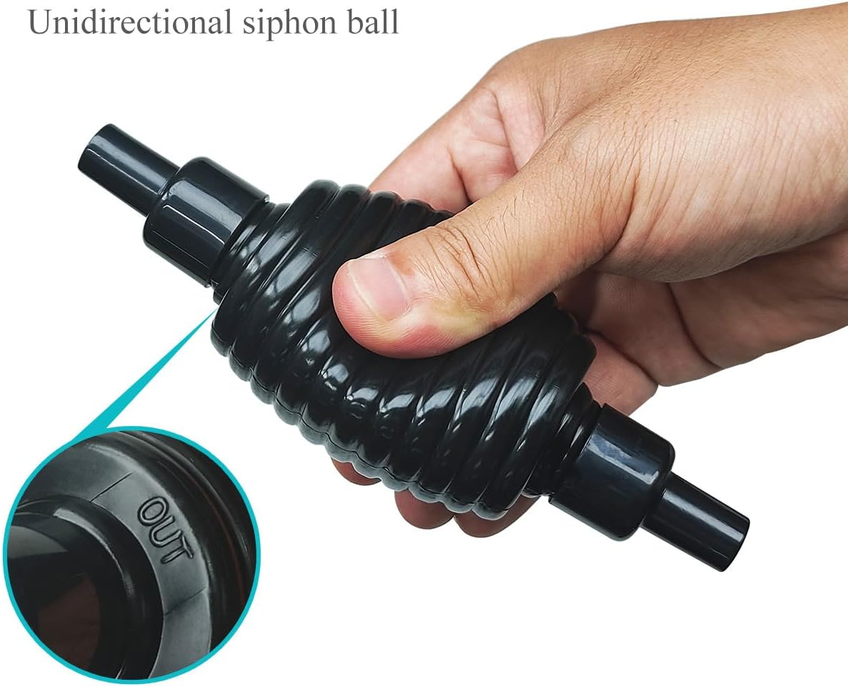 Laifoo 5ft-S Aquarium Siphon Vacuum Cleaner for Fish Tank Cleaning - 5ft - image 4