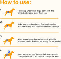 Dono Disposable Male Dog Diapers with Wetness Indicator - S 24count - image 3