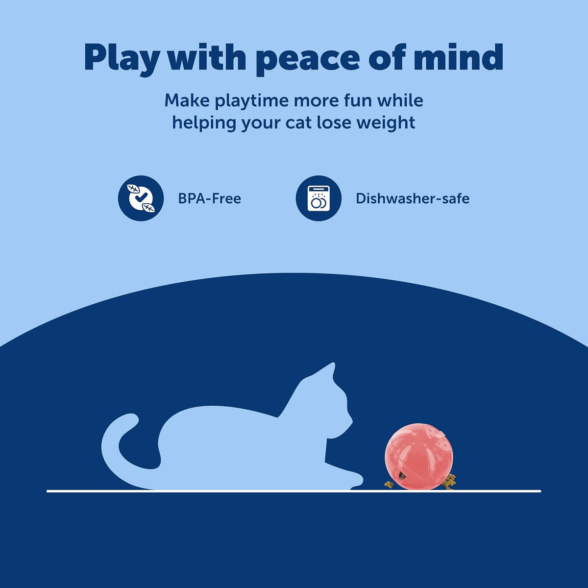 PetSafe Slimcat Feeder Ball Cat Toy - Pink / 1 Count (Pack of 6) - image 3