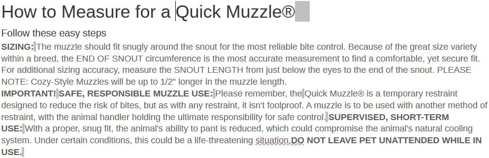 Four Flags Quick Muzzle – Essentials for Dogs - XL - image 2