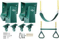 ABUSA heavy duty A-frame swing set brackets with 4 swing hangers and bolts - view 10