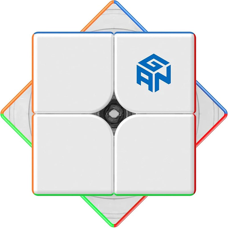 GAN 251 M Air 2x2 magnetic stickerless speed cube with frosted matte finish