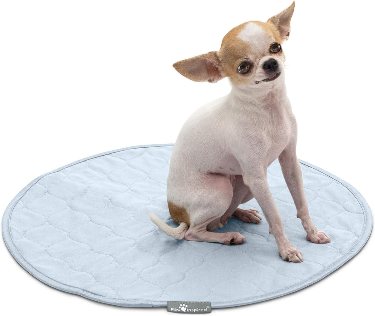 Paw Inspired Round Washable Pee Pads for Dogs - 17" (2 pack)