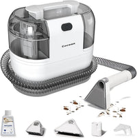 COCEAN Multi-Purpose Portable Carpet and Upholstery Cleaner, Carpet Cleaner Machine Powerful Suction Spot Cleaning, Deep Stain Cleaning for Carpet, Car Seats, Pets, Couches, with Dual Size BrushHead