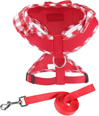 SuperBuddy Upgraded Soft Mesh Dog Harness - M (Neck Girth 13"; Chest Girth: 13"-18.5") / Passion Red-2 - image 2