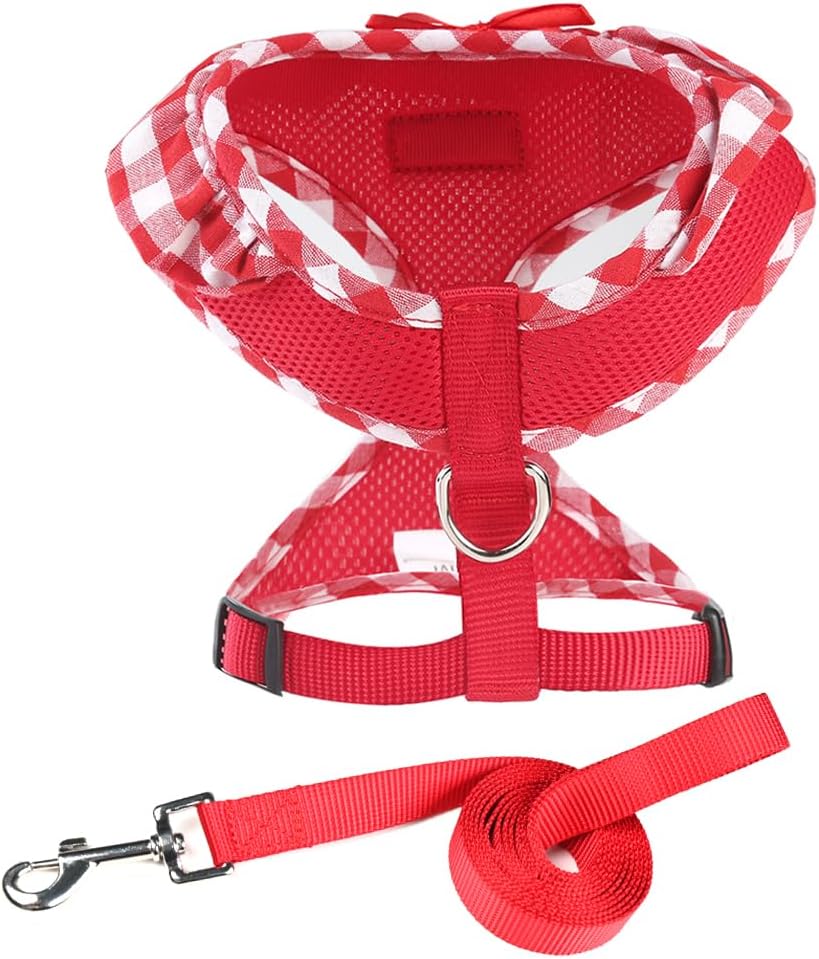 SuperBuddy Upgraded Soft Mesh Dog Harness - M (Neck Girth 13"; Chest Girth: 13"-18.5") / Passion Red-2 - image 2