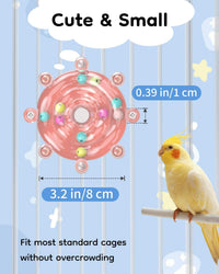 Pawfly 2 Pcs Bird Toys for Parakeets - 1 PC / Red - image 2