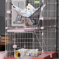 Large Caliber Guinea Pig Tunnel Hideout & Hammock, Rat Cage Corner Toy for Ferret Hedgehog Piggy to Hide and Shuttle (1. Tunnel-Dinosaur)