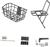 Basket Black Front Sturdy Construction Aluminum Alloy Large Capacity Accessories Cargo Container for Pet Transport