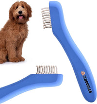 Dematting Comb for Dogs, Undercoat Rake Grooming Tool - 9 Blades