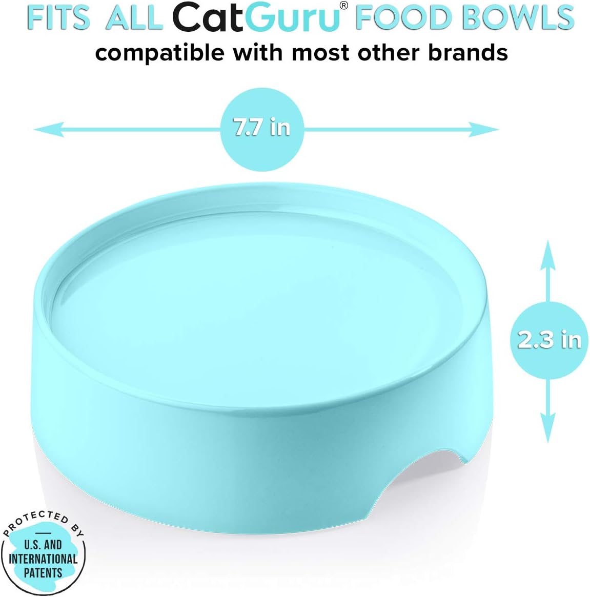 CatGuru Food Table for Cat Bowls - Standard / Aruba - image 2