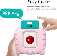 Startcan Talking Flash Cards for Toddlers 1 2 3 4 5 - 224-pink（general Set） - image 2