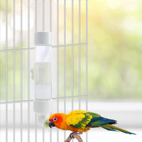Bird Water Dispenser Parrot Waterer Automatic Bird Water Feeder - Small / White - image 4