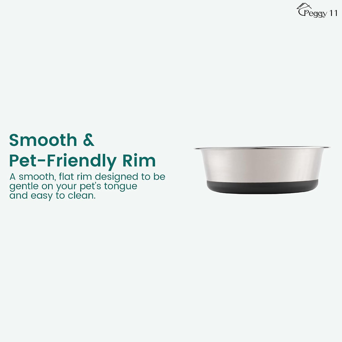 Deep Stainless Steel Dog Bowls, 3 US Cup Each - 2 Bowls / 2 Cups - image 4
