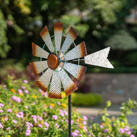 Viveta Wind Spinners Outdoor - Silver Brown-single - image 2