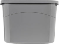 Amazon Basics Large Cat Litter Box with High Sides - Grey / Top Entry - image 3