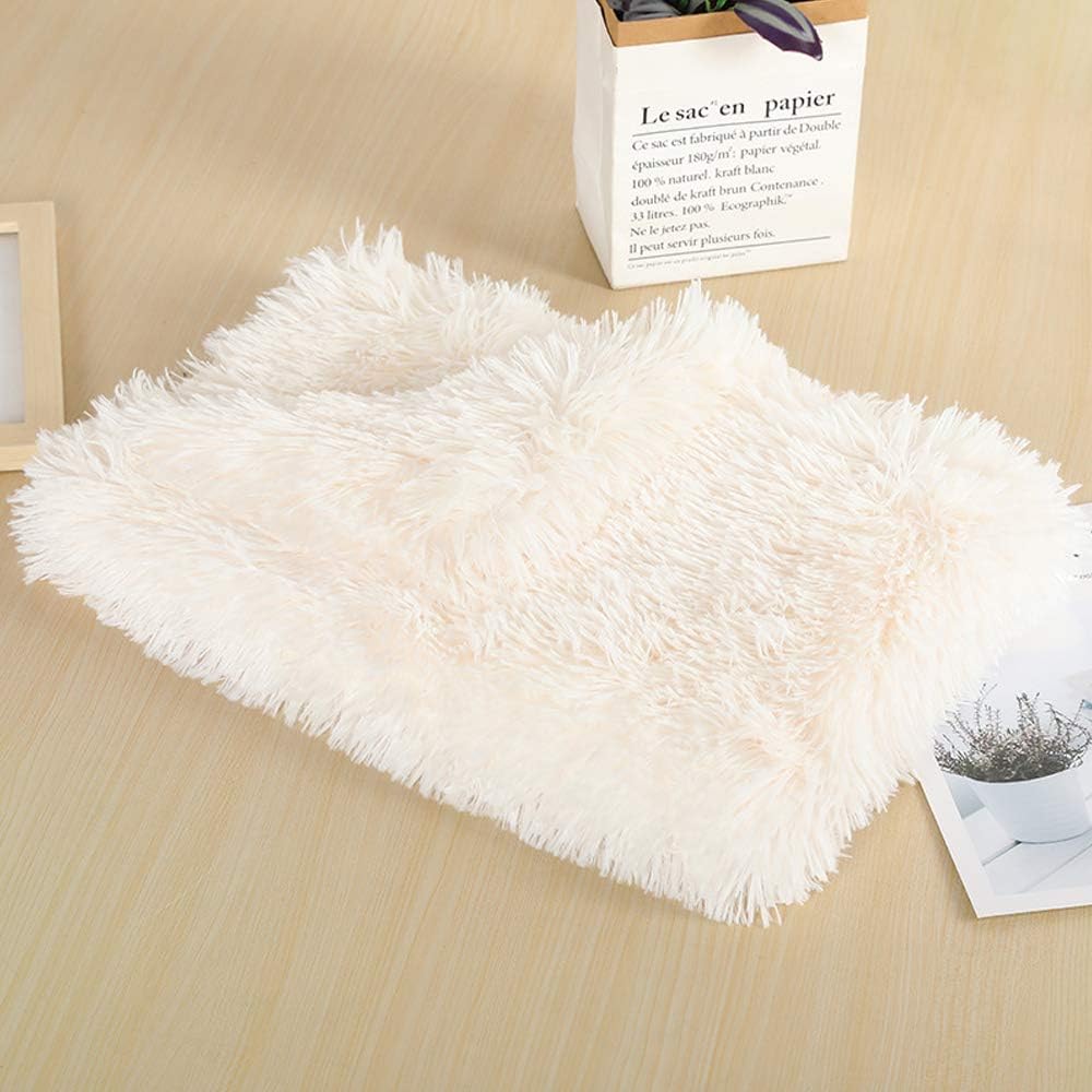 Ksquares Mini Blankets Small Cat Blanket for Tiny Pets - for puppy pets less than 2.5kg / White - image 2