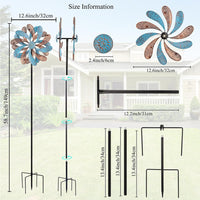 Viveta Wind Spinners Outdoor - Blue Copper-a - image 3