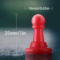 Hestya 96 Pcs Board Game Pawns 8 Colors Plastic 1 Inch Token Markers – Fun for Kids & Family - image 2