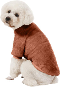 3 Pack Dog Sweaters, Dog Clothes for Small Dogs Girl Boy – Essentials for Dogs - X-Small / Orange+Coffee+Yellow - image 2