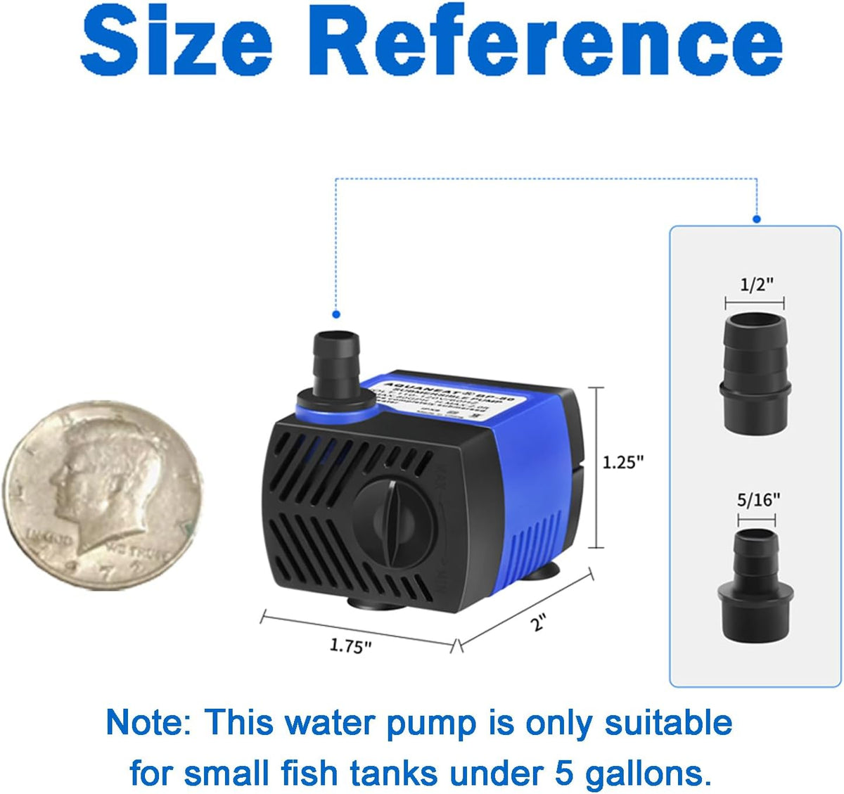 AQUANEAT Small Fountain Pump - 80GPH - image 2