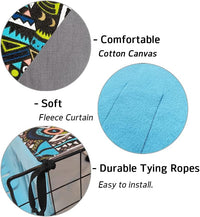 RIOUSSI Guinea Pig Hideout Hideaway Corner Fleece Toys Cage - Blue Rectrangle / Rectangle - image 4