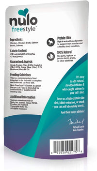 Nulo Freestyle Cat & Kitten Wet Cat Food Pouch, Premium All Natural Grain-Free Soft Cat Food Topper with Amino Acids for Heart Health and High Animal-Based Protein