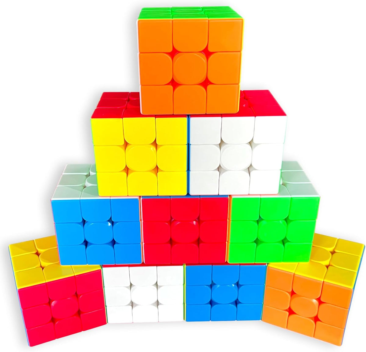 CFMOUR stickerless 2x2 and 3x3 speed cube set in gift box