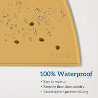 OHMO Cat Food Mat, Silicone Pet Feeding Mat, 18x9.8 - 20"L x 12"W / Honey - image 4