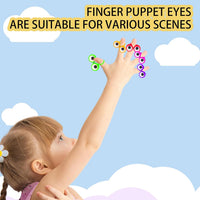 100 PCS Eye Finger Puppets Toys Set - 1.18 inches x 1.38 inches - image 2