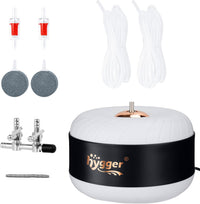 hygger 3W/8W Aquarium Air Pump - for Aquarium up to 300 Gal