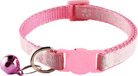 2 Pack Breakaway Cat Collars with Bells - Pink - image 3