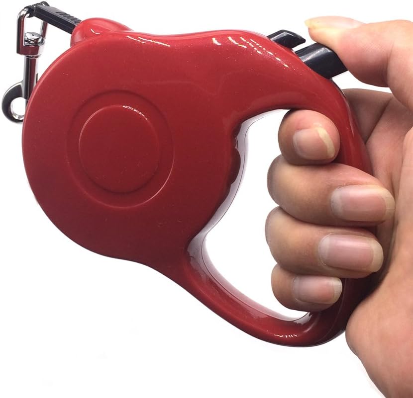 Retractable Dog Leash – Essentials for Dogs - Red / Small