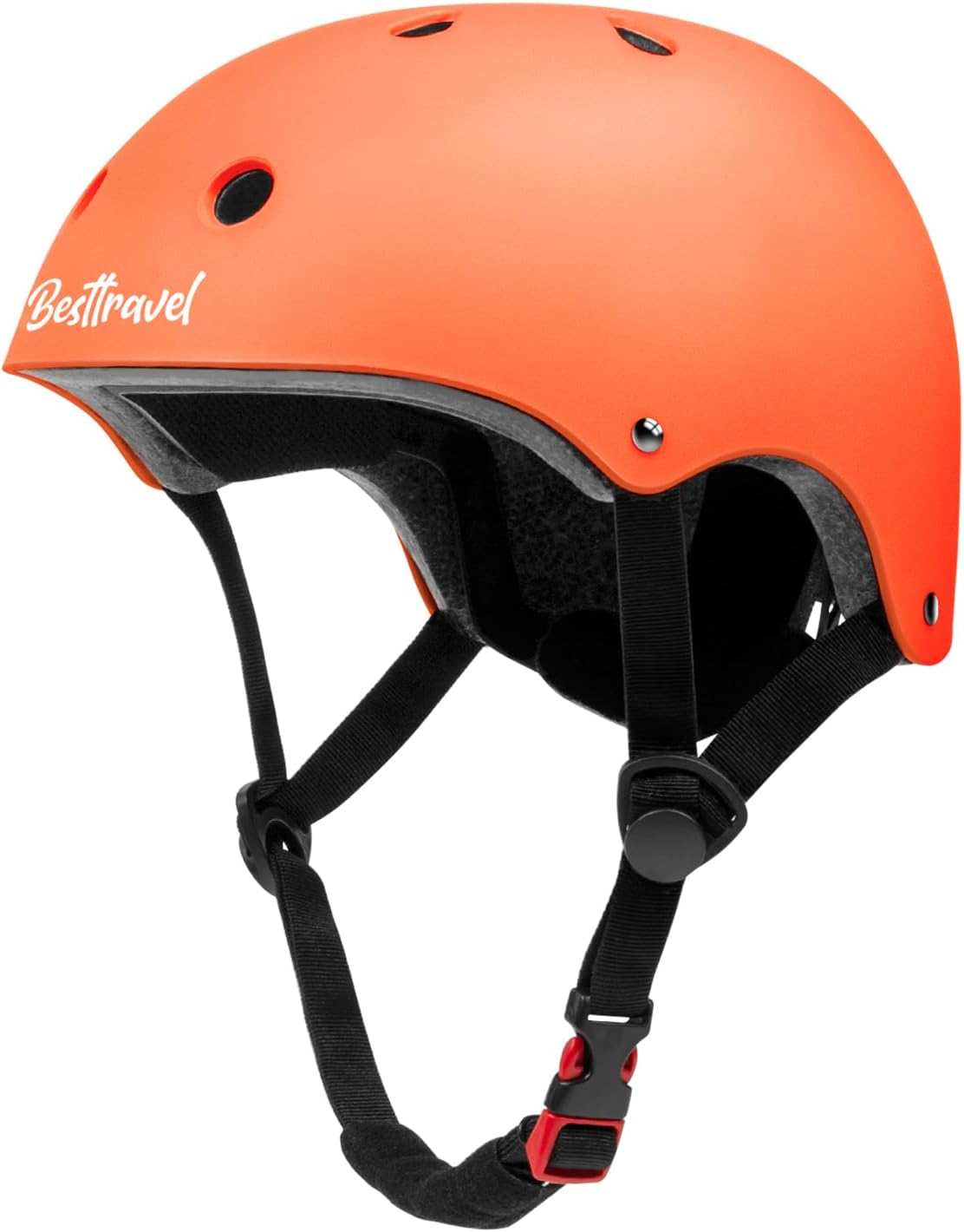 Besttravel Kids Helmet, Toddler Adjustable Kids Ages 3-8 Years Old Boys Girls Multi-Sports Safety - Orange