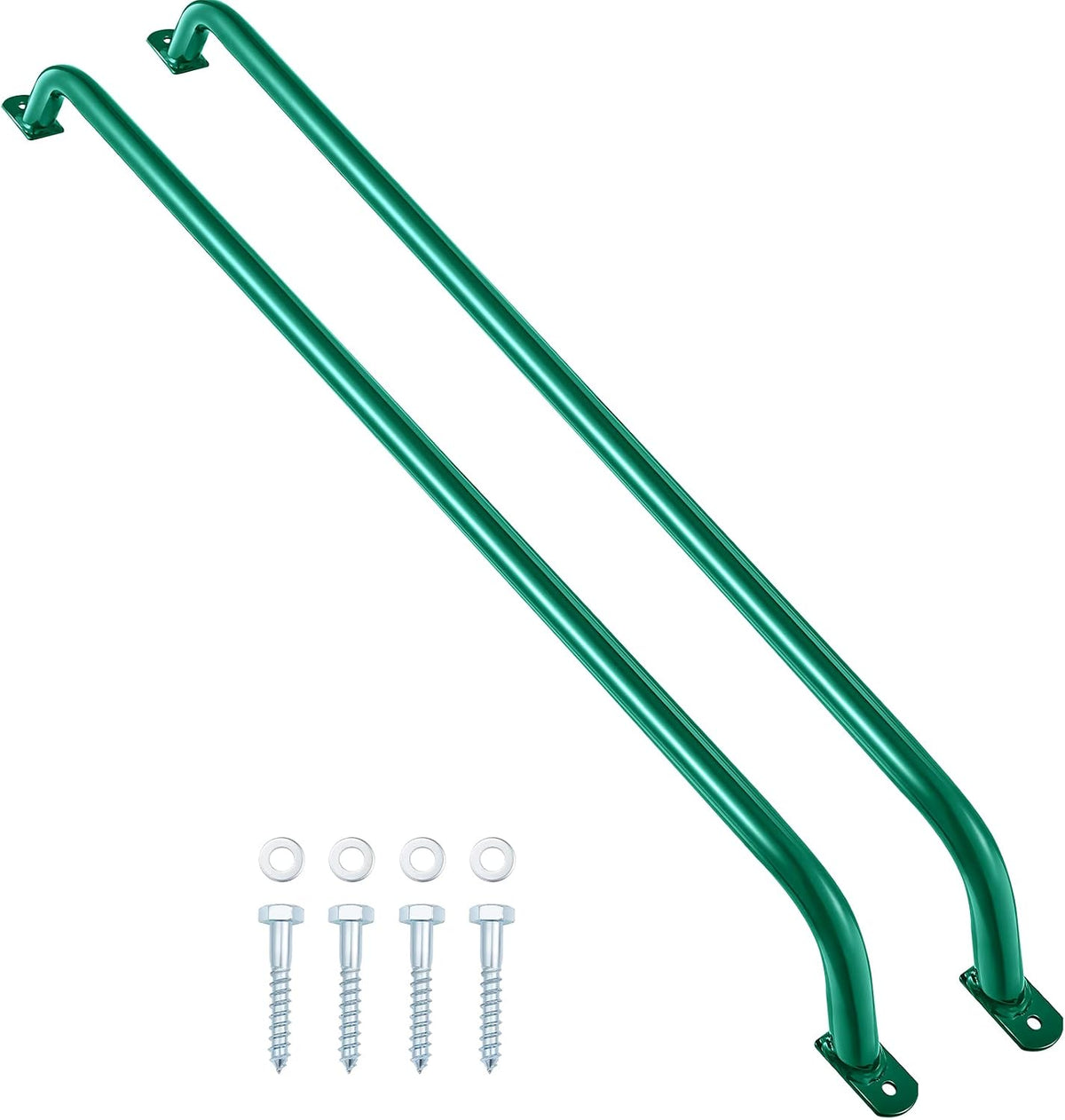 Lounsweer 2 Pcs, Long Grab Bars - 2 / Green / 39 Inch