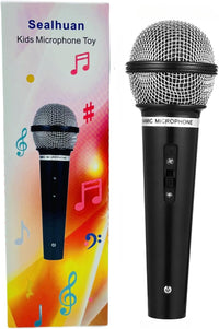 Microphone Toy for Kids - Plastic Pretend Prop Fake Microphone Toy for Halloween, Christmas