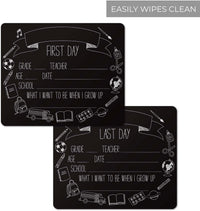 Canopy Street first and last day of school dry erase sign set in notebook design, 10 x 12 inches - view 5