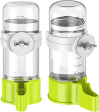 Pawfly 2 Pcs Bird Water Dispenser, Automatic Water Feeder - 2 PC / Green