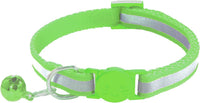 2 Pack Breakaway Cat Collars with Bells - Fluorescent green - image 4