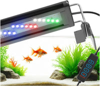 DaToo LED Aquarium Light Full Spectrum Fish Tank Light with Dimmer - 8~12 Inch