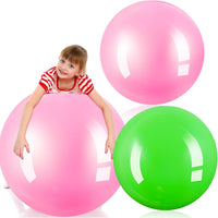 Jenaai giant inflatable bouncy balls in red and blue, 30 inches across - view 8