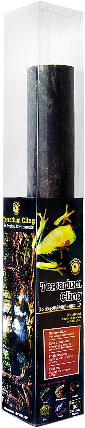 Galápagos Terrarium Background Clings, 11.125" x 36" - Tropical