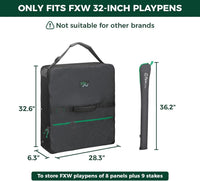 FXW Dog Playpen Storage Bag, Designed for RV Trips - Black / 32 inch(1 Pack) - image 2