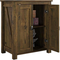 Pemberly Row 10/20 Gallon Aquarium/Terrarium Stand in Rustic