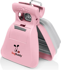 DogBuddy Pooper Scooper, Portable Dog Pooper Scooper - Large / Pink